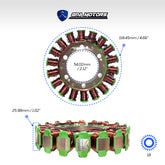 Estator Suzuki Lt-a400 Lt-f400 Lt-f400f Eiger (2002-2007)
